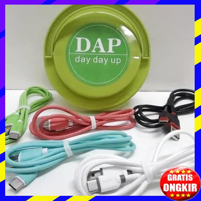 ACC HP KABEL DATA CHARGER DAP DYT100 TIPE C 100CM FAST CHARGER 2 4A