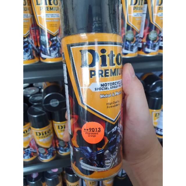 

9013 Fluorescent Orange Diton Premium 400cc warna stabilo