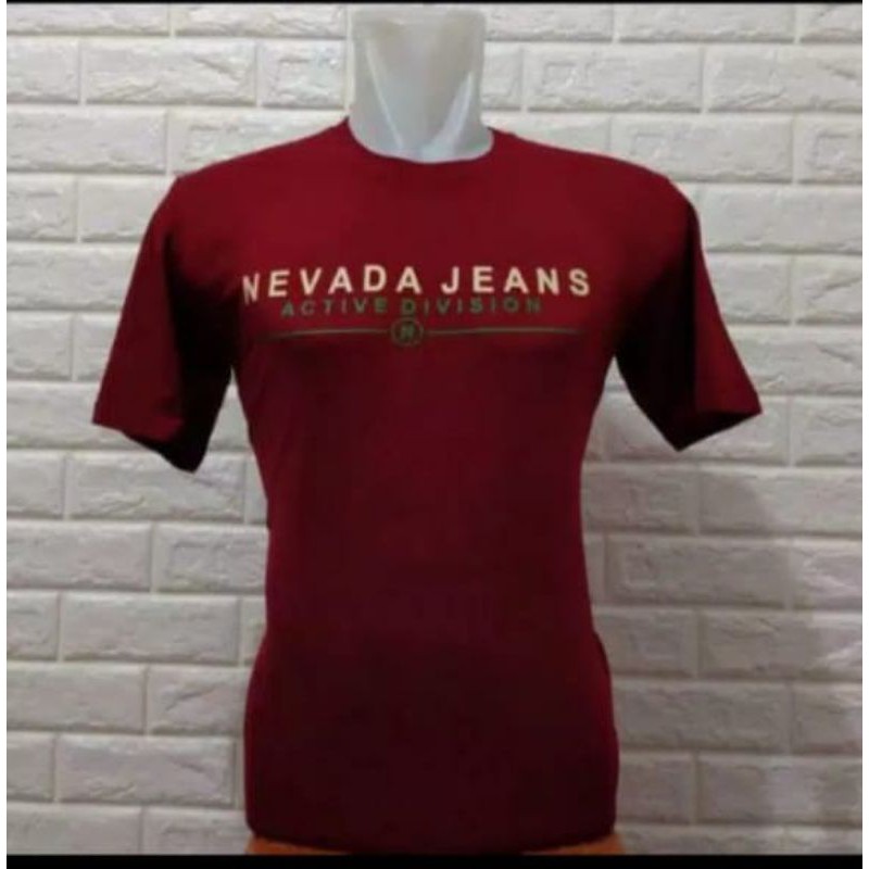 kaos Nevada cowok premium kaos Nevada original KAOS cowok model terbaru kaos cowok model kekenian