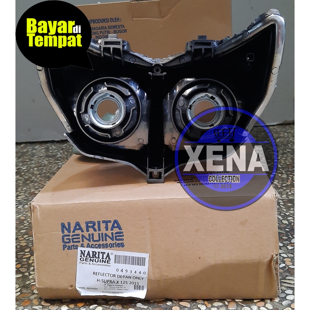 Lampu Depan Supra X 125 FI 2013 2014 2015 2016 2017 2018 Injeksi Reflektor Reflector Depan / [NARITA] Reflektor Lampu Depan Supra X 125 2015/2014 FI