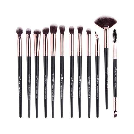 (READY &amp; ORI) Anmor Pro Make Up Brush Set 16 Pcs Available In 2 Colors Coffee And Black 0112-16K 16C