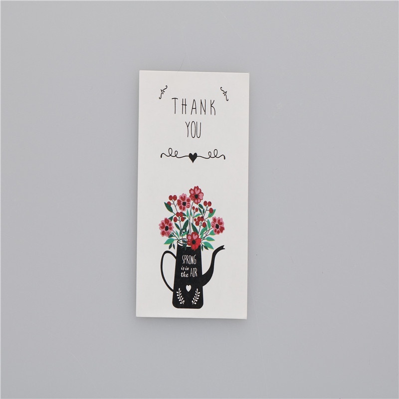 (Happy) 60pcs / Set Stiker Label Motif Tulisan Thank You + Bunga Untuk Dekorasi Kue / Hadiah