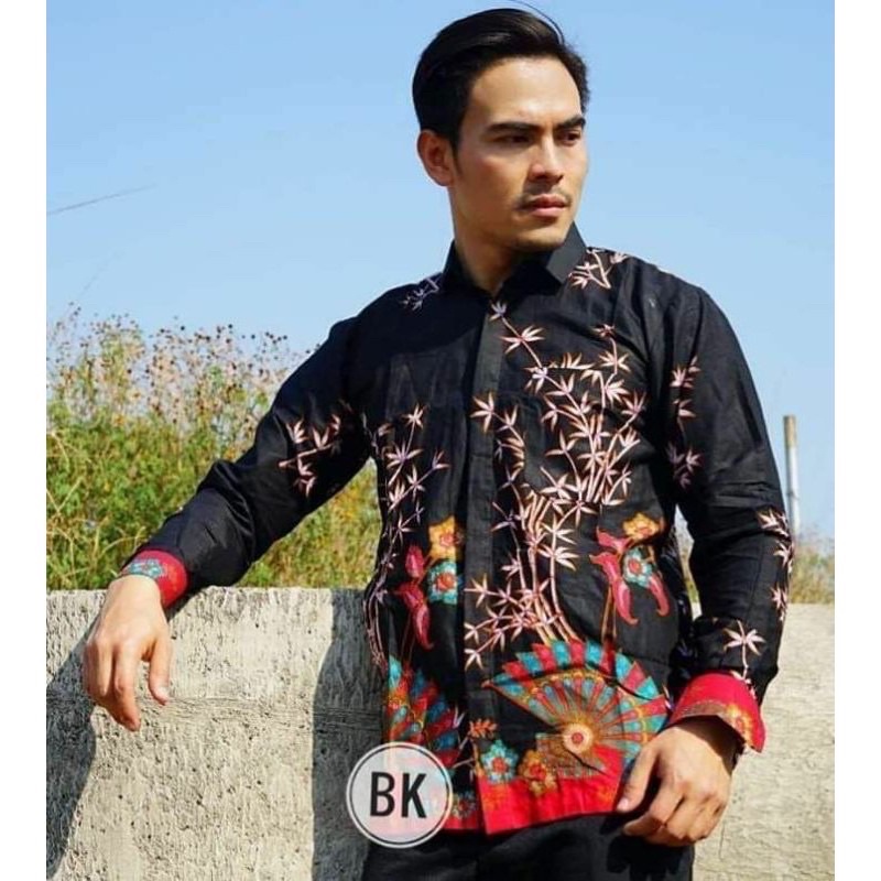 Batik Couple keluarga sania ruffle ori ndoro jowi dnt kipas modern termurah