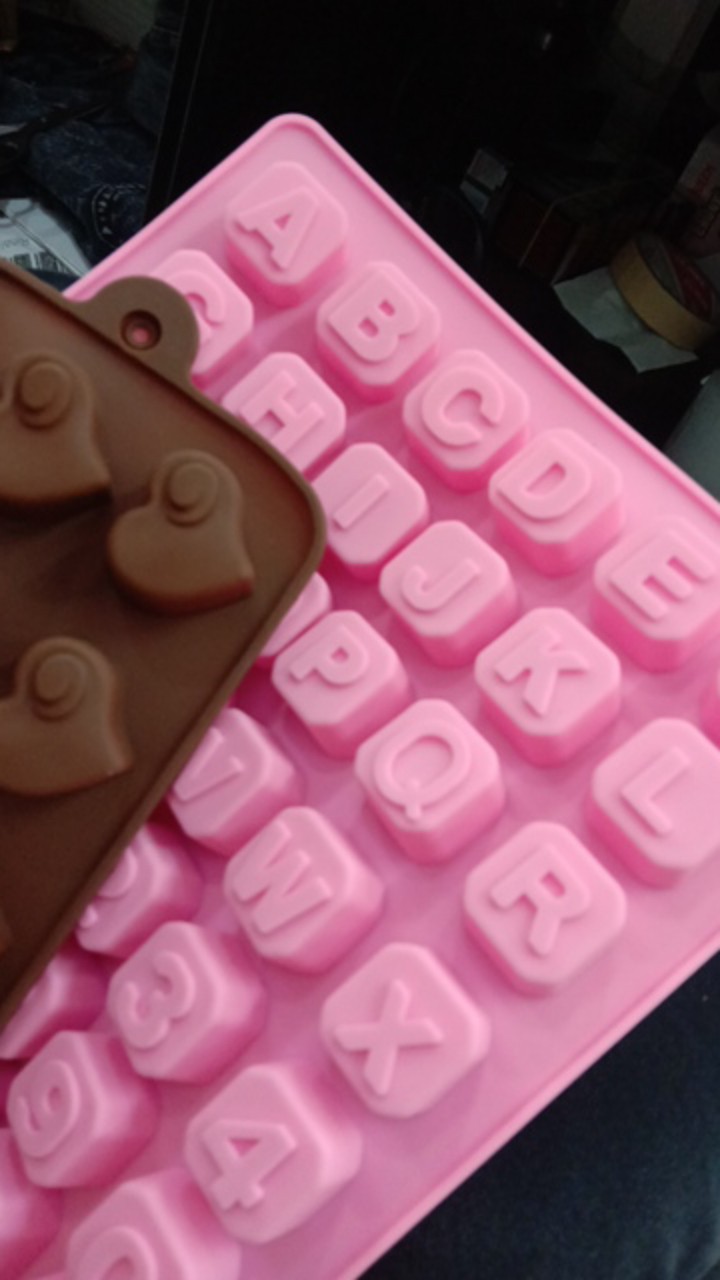 Cj Cetakan Silikon Coklat Puding Mini Style Heart