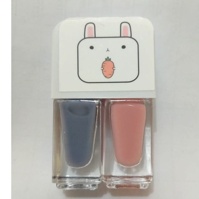 2IN1 KUTEK HALAL KUTEKS 2 TONE KUTEK KOREA Cat Kuku muslimah Gel Nail polish KIRIM RANDOM