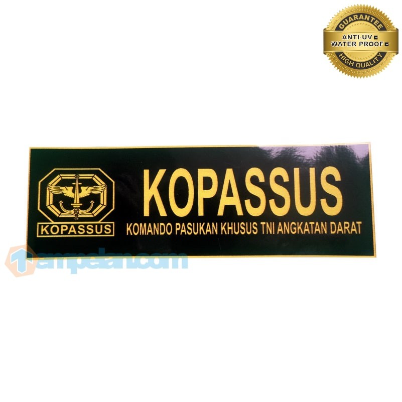 

STIKER KOMANDO PASUKAN KHUSUS ANGKATAN DARAT