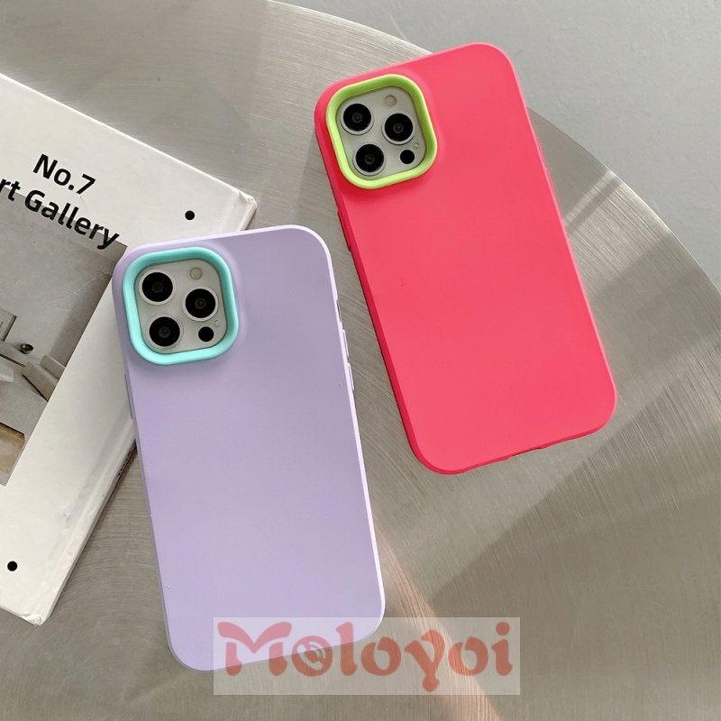 Case Bahan Tpu Warna Permen Tahan Banting Untuk Iphone 7 6 6s 8 Plus X Xr Xs Max 11 13 12 Pro Max Se 2020