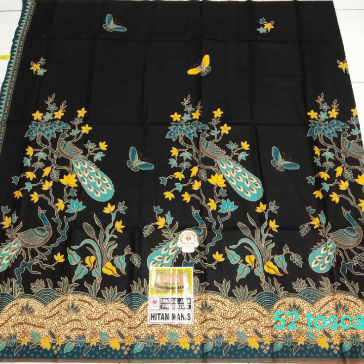 Kain batik H. Santoso hitam manis/kain jarik