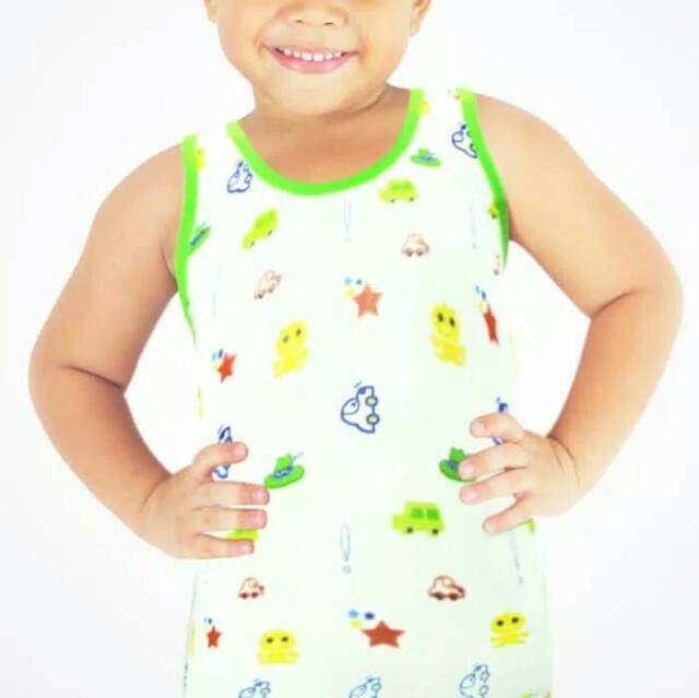 Fly Kids Singlet Print Car FKA 3108