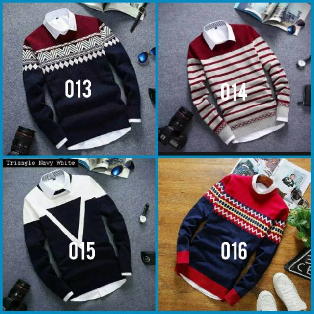 ORIGINAL SWEATER RAJUT TEBAL Sweater Rajut Wanita Sweater Rajut Pria RARABI STORE