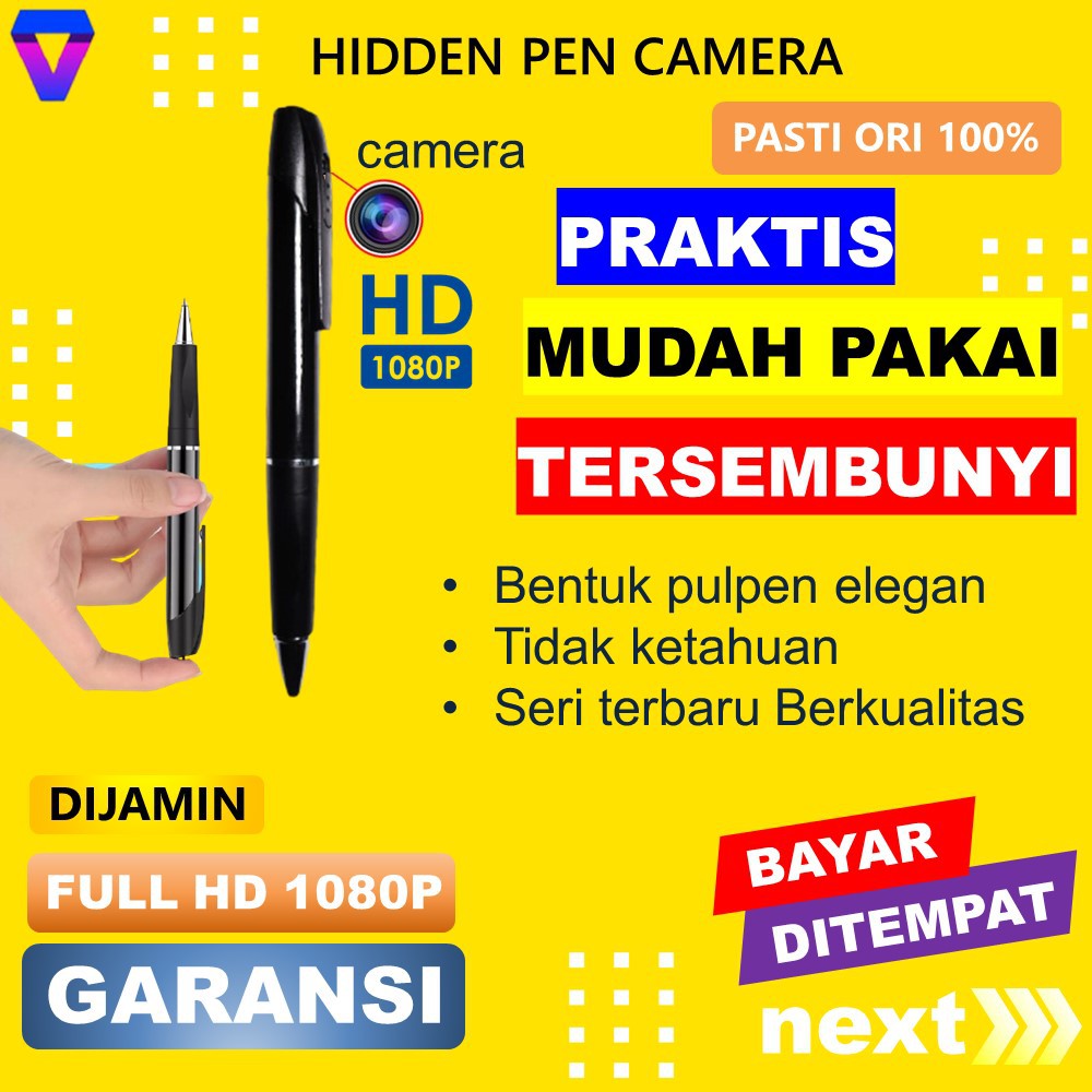 PULPEN KAMERA MINI CCTV WIFI SPY CAM CAMERA MINI KAMERA PENGINTAI MINI KECIL TERSEMBUNYI MURAH JS118