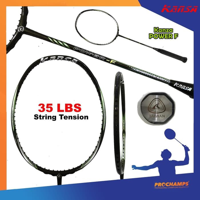 RAKET KANSA POWER D E F RAKET BADMINTON ORIGINAL