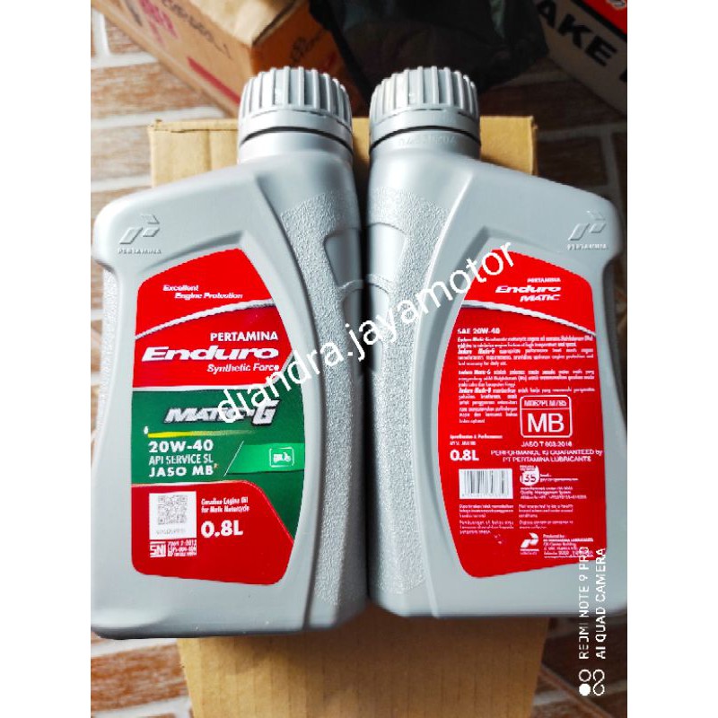 Oli mesin enduro matic g 0.8 lt 100% original for all matic honda.yamaha.suzuki