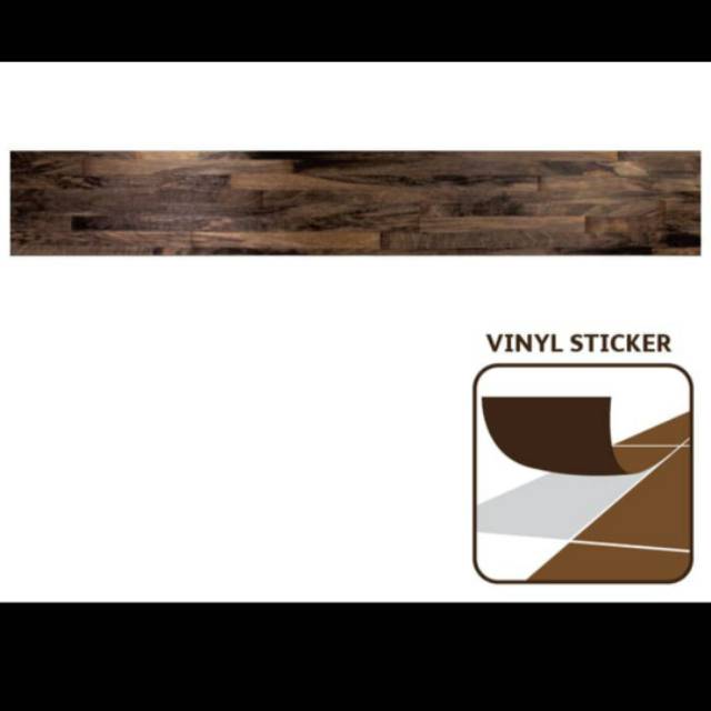 TIDY VINYL BROWN PARQUET/BOX 3.75M persegi