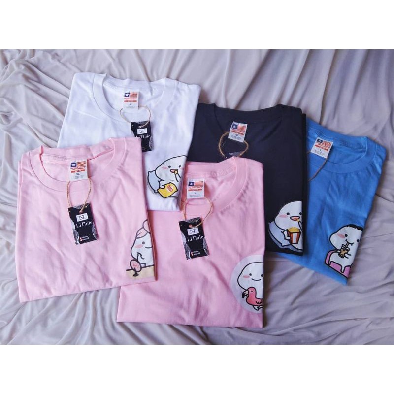 T-shirt LiTinie Pentol Series / Kaos Oversized Unisex Pentol Stiker Kaos Murah