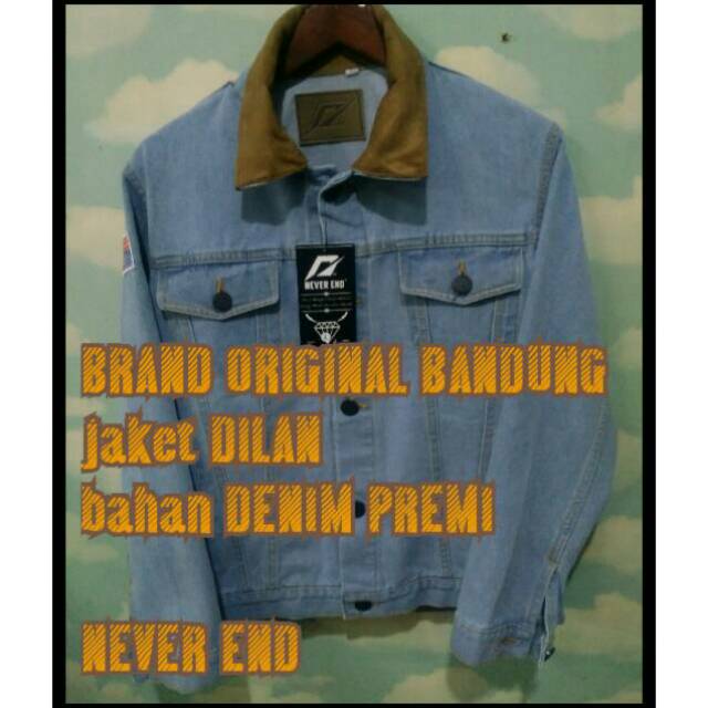 Jaket jeans / jaket levis / levis bio blitz / telor asin / biru muda