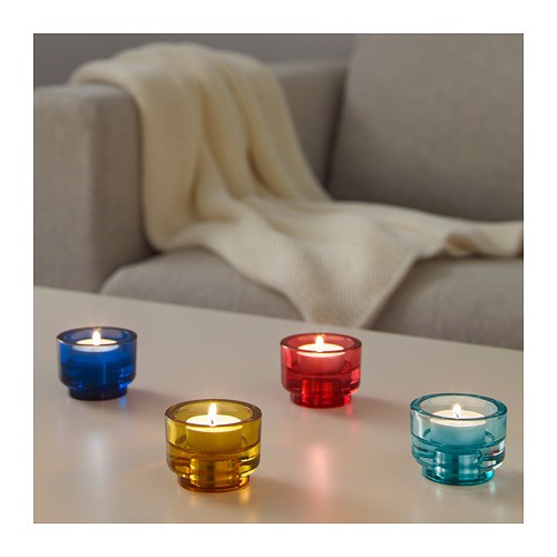 ADELHET Tempat lilin kecil set isi 4
