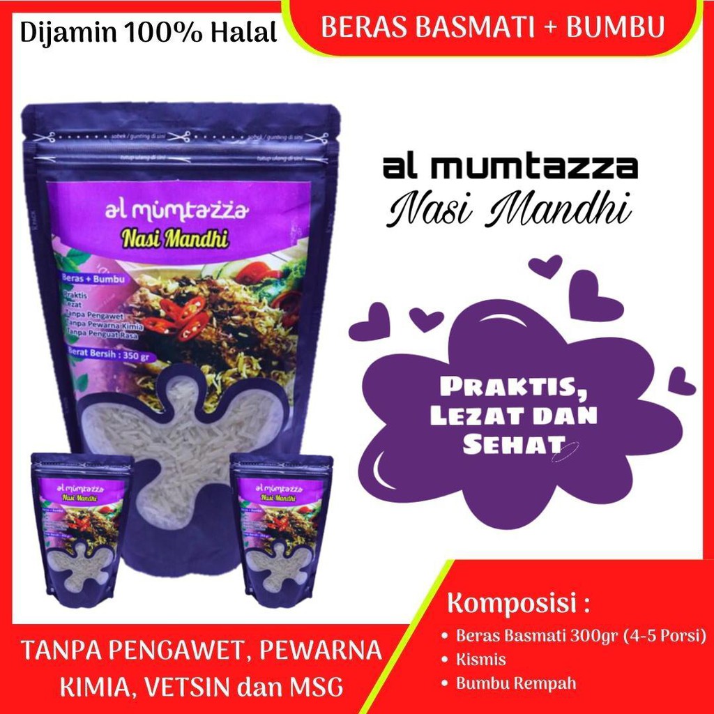 

AL-Mumtazza Nasi Mandhi (Beras BAsmati+Bumbu)