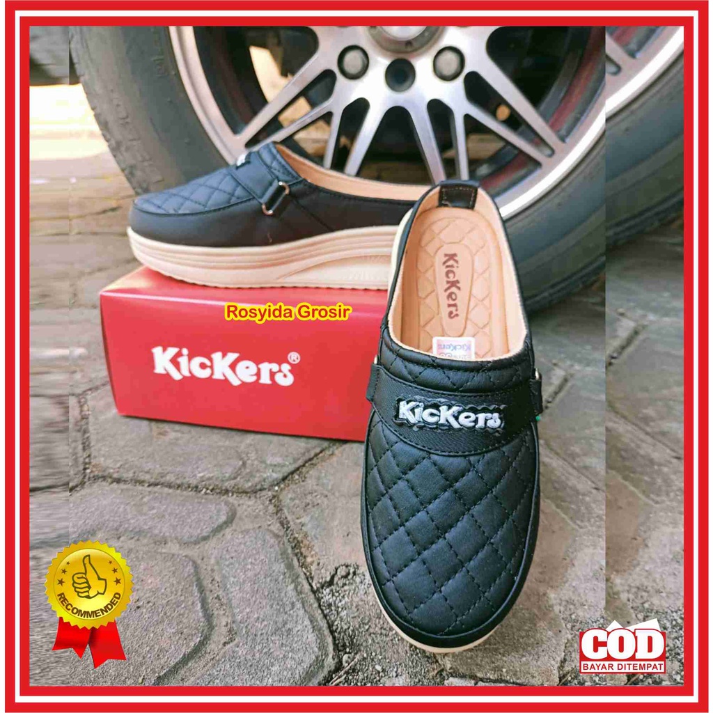 SENDAL SEPATU WEDGES WANITA - WEDGES SANDAL - WEDGES SENDAL WANITA - SLOP WANITA 01K