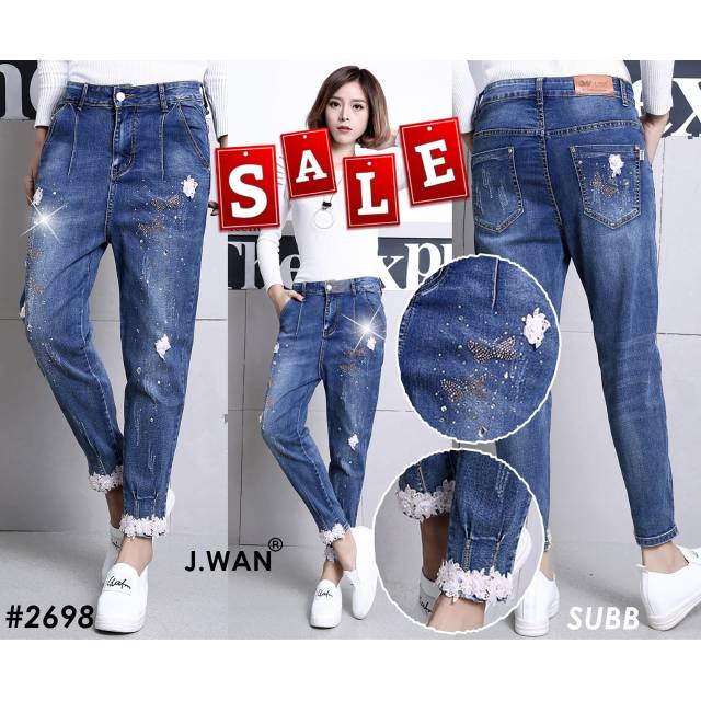 Jwan2698/celana fashion/jeans import/celana stretch