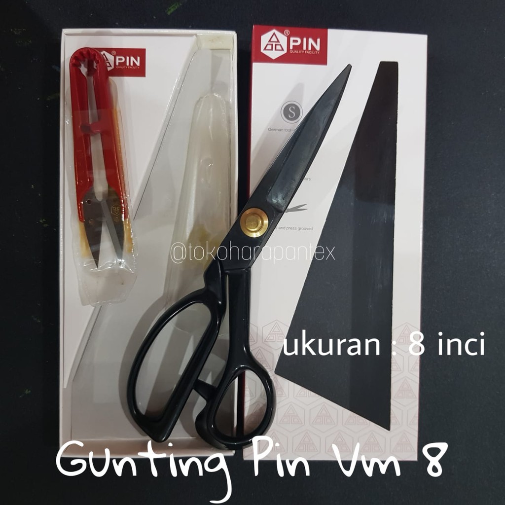 

Gunting Kain / Gunting Besar / Gunting Besi Berkualitas merek Pin VM 8
