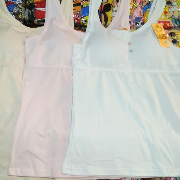 ◌ PREMIUM - Singlet Remaja Ada Cup Busa Tally / Miniset Tank Top Anak Perempuan ABG Tally 2068 ➴