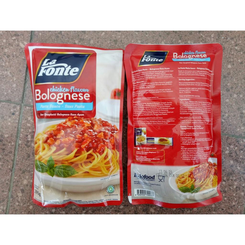 

La Fonte Saus Pasta Bolognese Ayam 290 gr