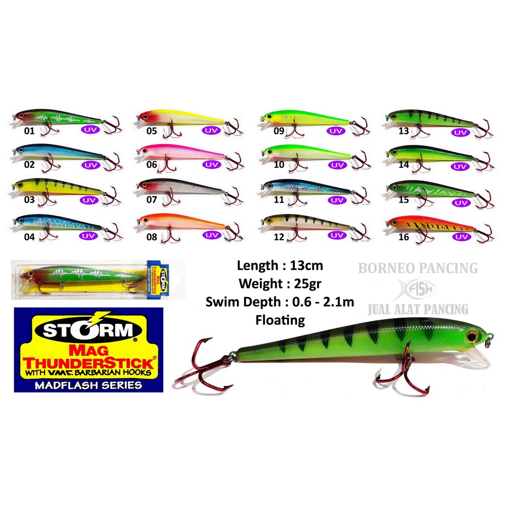 STORM MAG THUNDER STICK 13cm / 25gr Deep 2.1m ( FLOATING )
