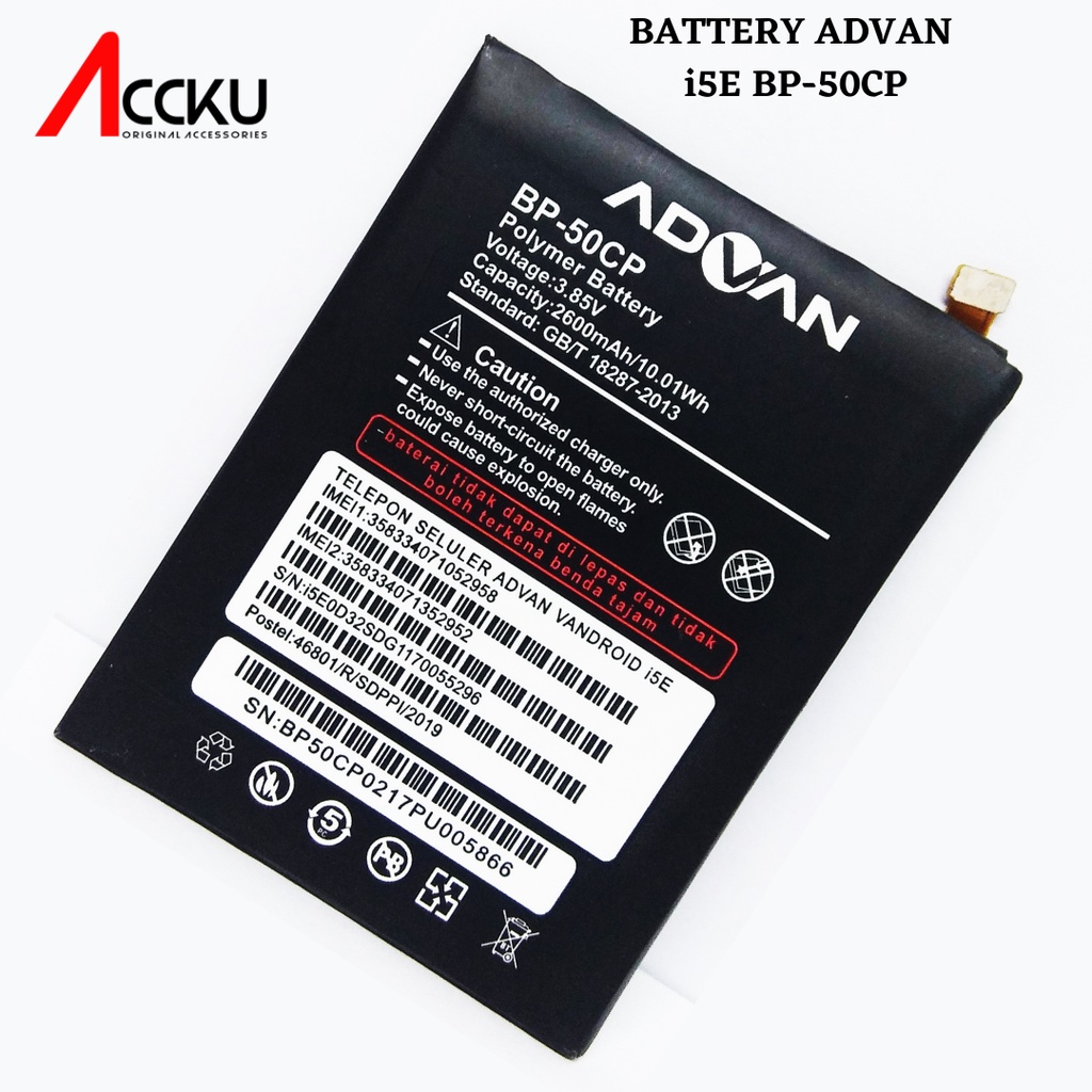 BATERAI ADVAN BP-50CP BATTERY ADVAN I5E ORIGINAL 99