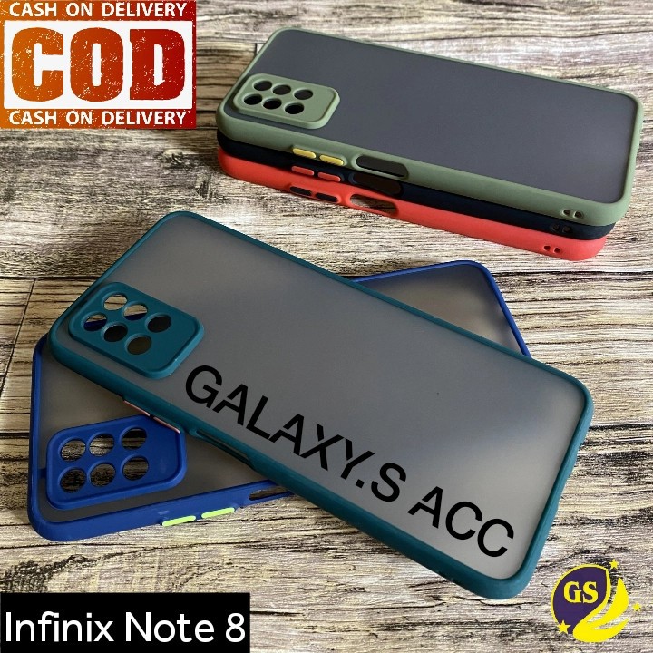 Poco M3 X3 NFC Infinix Hot 10 9 Play Hot 9 Hot 8 Note 8 7 Smart 5 4 Case Dove Matte Fuze Transparan