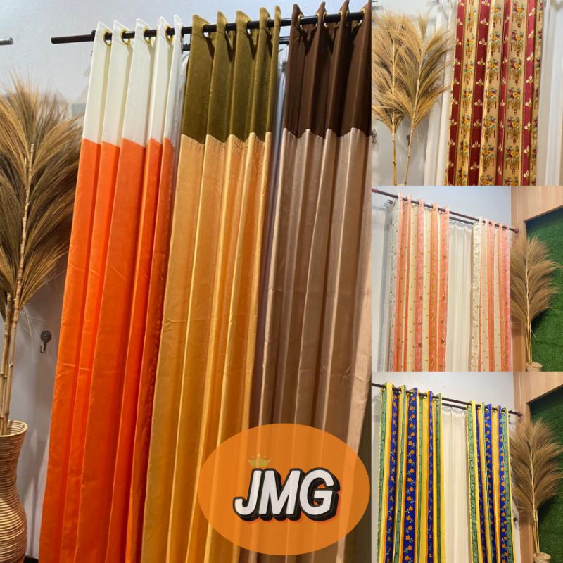 Gorden Smokering/Gorden Murah/Gorden Minimalis/Gorden Emboss/Gorden 5 Gelombang/Smokering Curtain