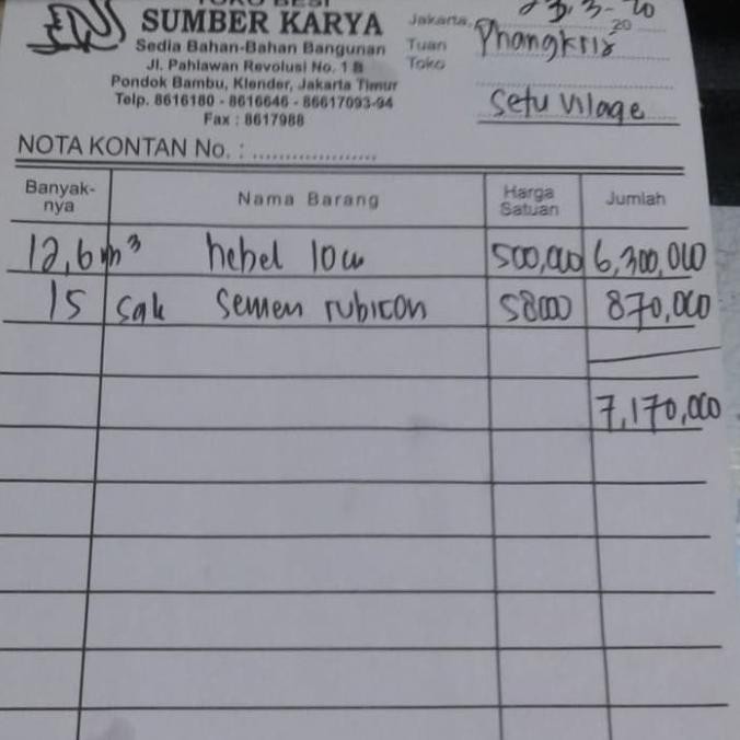 

[[BISA COD]] Nota Phangkristianto 23 maret 2020
