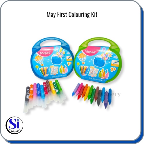 

Spidol dan Crayon Warna Full Colouring Kit Maped - Plastik Box