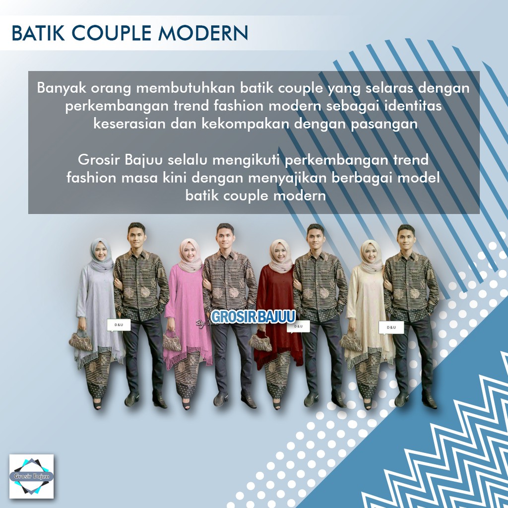 BATIK COUPLE KEBAYA MODERN BROKAT SHOFIA TILE MUTIARA GB