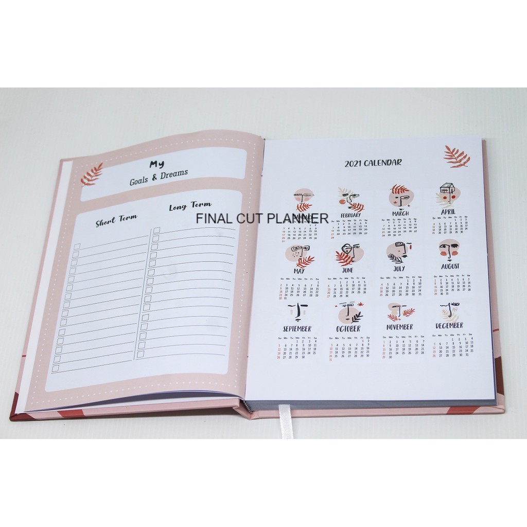 

PLANNER BOOK / Agenda / Notebook / Journal / General Planner / Weekly / Daily / Monthly b Loose Leaf