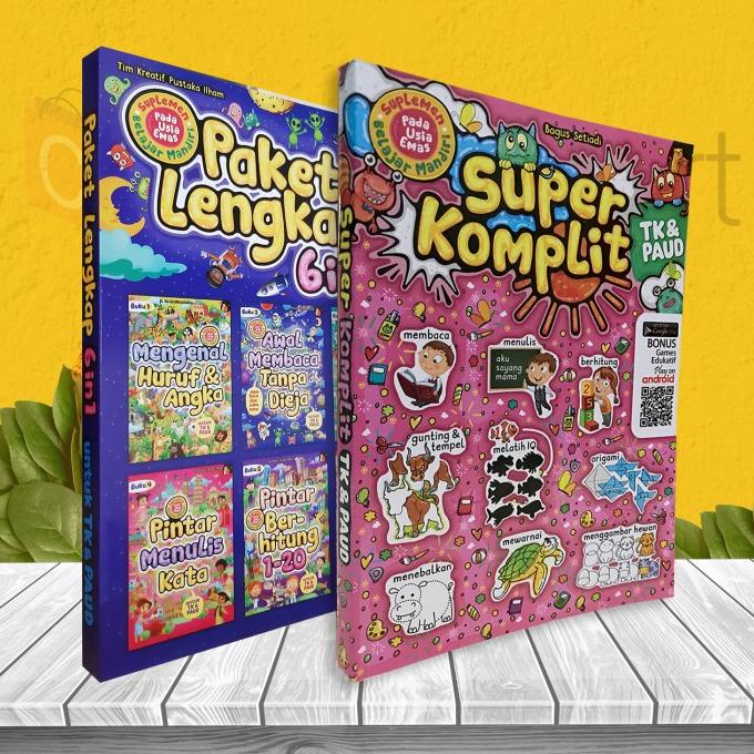 

PAKET BUKU TK PAUD BELAJAR MEMBACA MENULIS BERHITUNG TERLENGKAP
