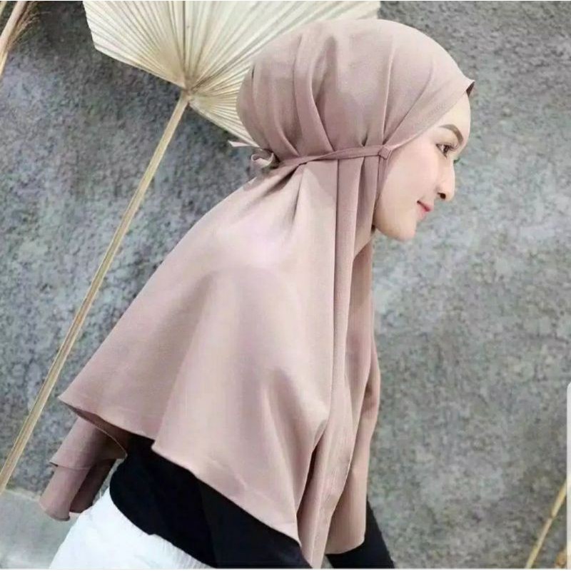 jilbab instan bergo maryam( ukuran M )/jilbab instan tali diamond-1