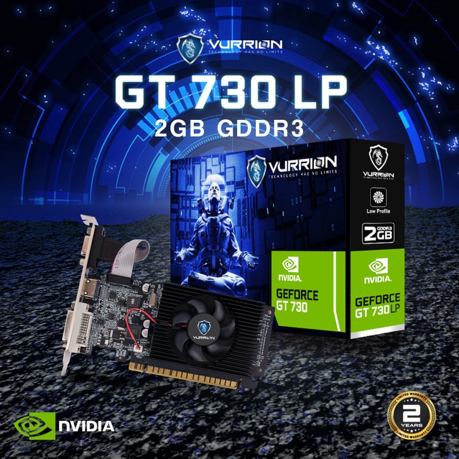 VURRION GT730 2GB DDR3 64-bit | VGA Card Vurrion GT 730