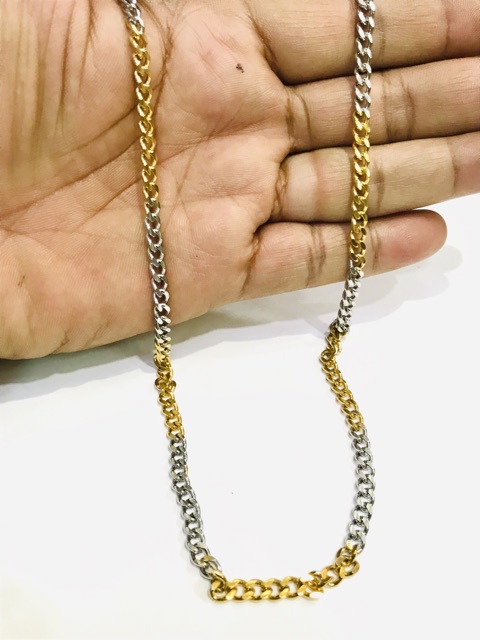 Titanium / kalung rante titanium / kalung rante kombinasi