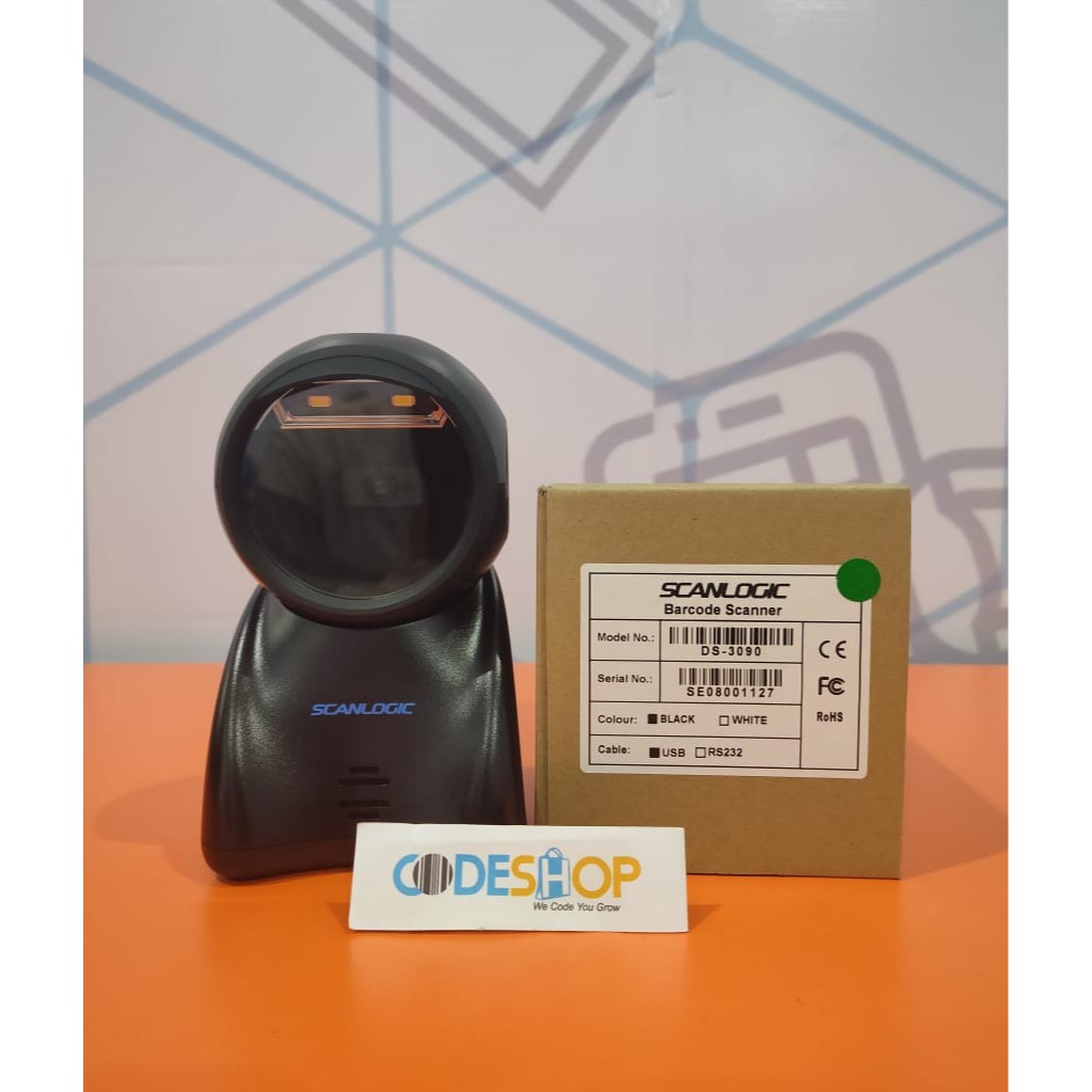 SCANNER BARCODE SCANLOGIC CS 3090 OMNI 2D ORI SCANLOGIC CS3090 2D