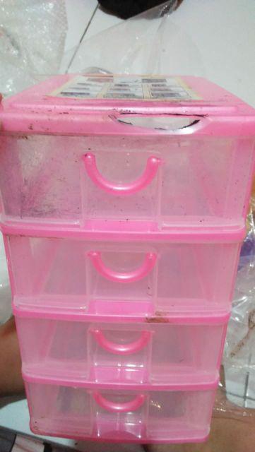 Komet Star Mini Container Victory Susun 4 M / Laci Mini / Laci Plastik