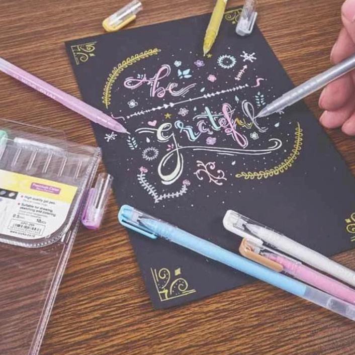 

►b-4 Joyko Color Pastel Gel Pen GPC-299 Premium Color Set 10 ◄