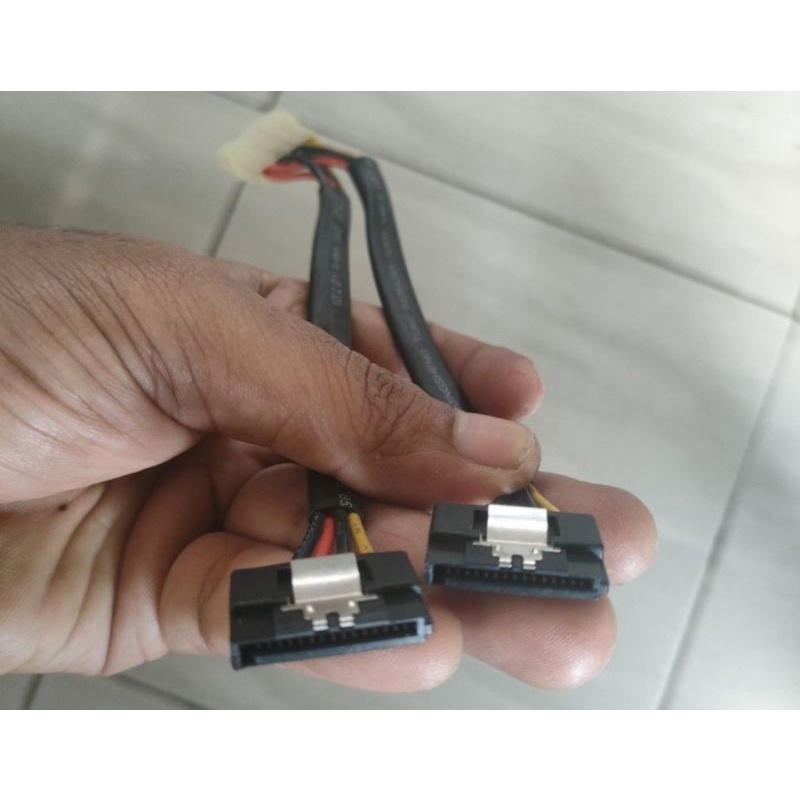 kabel sambungan molek to sata cabang 2 original