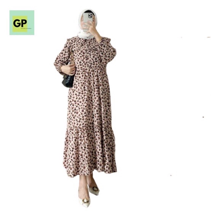 Midi Dress katun Viscose