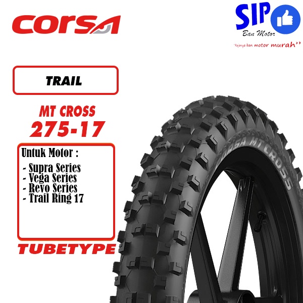 Ban motor trail Corsa MT Cross 275 17 tubetype