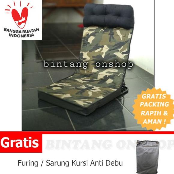 Kursi Lesehan Motif / Lipat / Malas / Santai / Lantai / Anak Kost Unitedian