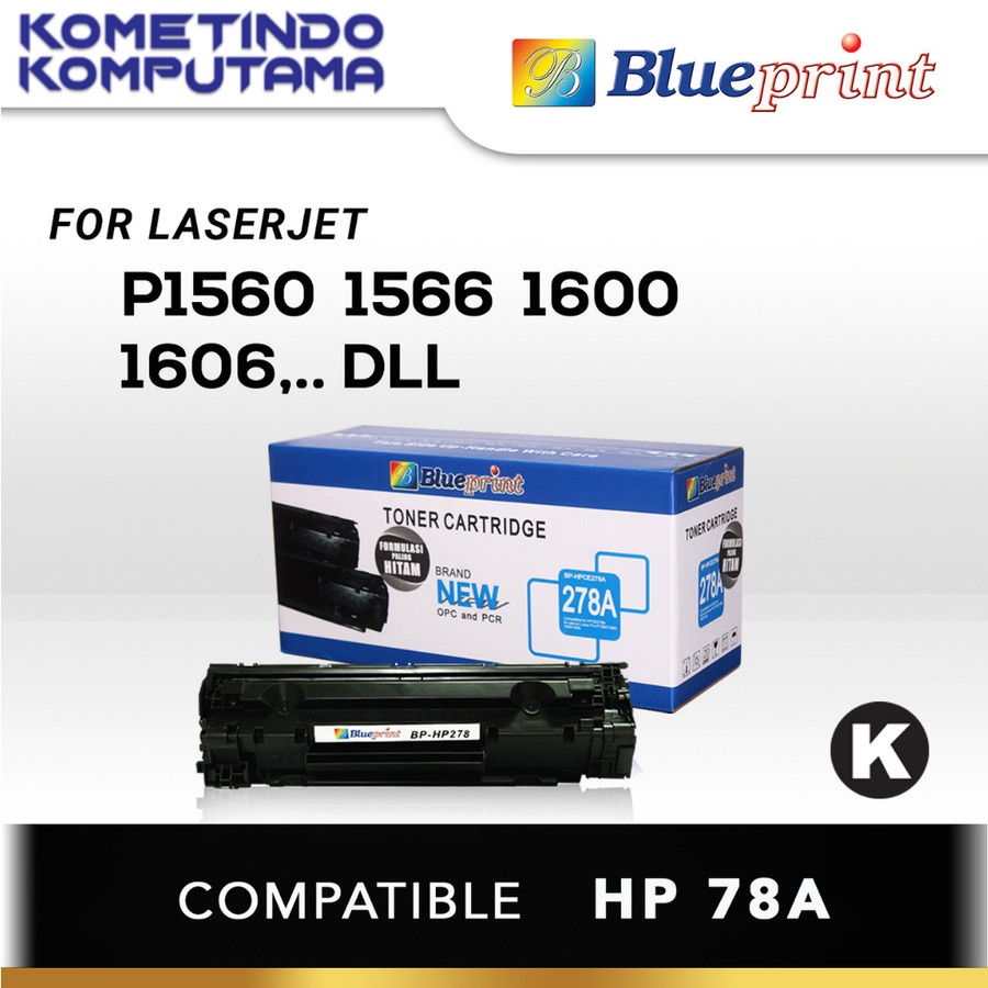 Toner Cartridge BLUEPRINT BP-HP278A / CARTRIDGE TONER HP 78A LASERJET