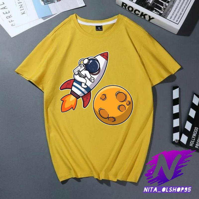 astronot animasi kaos anak baju anak kartun pilot astronot anak