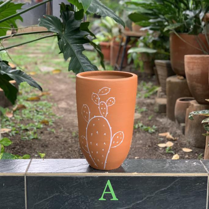 

Pot Teracotta Tabung Lukis Pot Tanah Liat Tabung Lukis Pot Gerabah Ta - Lukis A