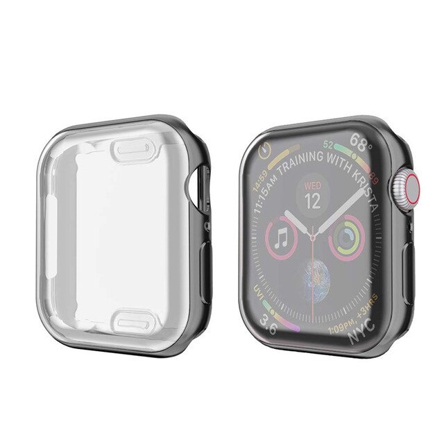 Case Pelindung Apple Watch Seri 7 6 Se 41mm 45mm 40mm 44mm Untuk IWatch 5 4 3 2 42mm 38mm